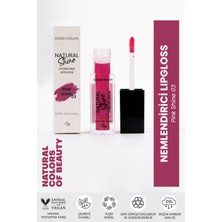 Bade Natural Nemlendirici Lipgloss Pink Shine 03 Dudak Parlatıcısı %100 Doğal