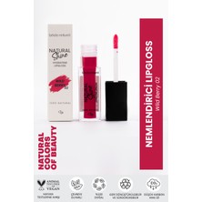 Bade Natural Nemlendirici Lipgloss Wild Berry 02 Dudak Parlatıcısı %100 Doğal