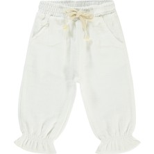 Civil Baby Kız Bebek Pantolon 6-18 Ay Ekru