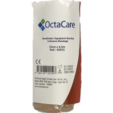 Octacare Kendinden Yapışkanlı Bandaj 15CMX4,5M 10 Paket