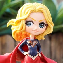 FBHTX Anime Statue Action Figure Figure Pvc Collection Model 11CM Supergirl Cute Big Eyes Figure Action Figure Anime Decoration Figurine Toy Model For Girl Gif (Yurt Dışından)