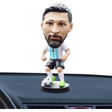 FBHTX Inch Soccer Star Ornament 2022, Argentina Messi Ronaldo Neymar Mbappe Action Figures, Mini Model Toy, Soccerstarz Doll Statue For Soccer Lovers (Yurt Dışından)