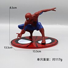 FBHTX Spidermans Movie Model Plate Car Decoration Doll Birthday Toy Gift Pvc Model Decoration Action Figure Toys Gift (Yurt Dışından)