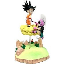 FBHTX Dragon Ball Sun Goku Chichi Anime Figure Somersault Cloud Model Dolls Figurine Decor Action Figures Collections Kids Gifts Toys (Yurt Dışından)