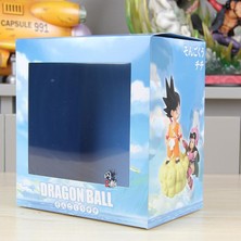 FBHTX Dragon Ball Sun Goku Chichi Anime Figure Somersault Cloud Model Dolls Figurine Decor Action Figures Collections Kids Gifts Toys (Yurt Dışından)