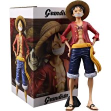 FBHTX Hot 28CM One Piece Anime Figure Confident Smiley Luffy Three Form Face Changing Doll Action Figurine Model Toys Kits (Yurt Dışından)