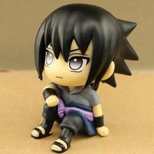 FBHTX 9cm Naruto Anime Figure Naruto Kakashi Action Figure Q Version Kawaii Sasuke Itachi Figurine Car Decoration Collection Model Toy (Yurt Dışından)