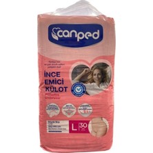 Canped Ince Emici Külot 30'lu Large