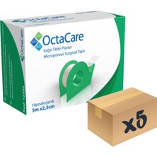 Octacare Kağıt Tıbbi Plaster 5 Adet 5m x 2,5cm