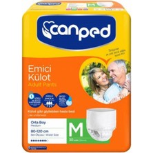 Canped Emici Külot Hasta Bezi Orta Boy (M) 30'lu