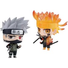 FBHTX Anime Naruto Şekil Oyuncak Seti Uzumaki Naruto Uchiha Sasuke Aksiyon Anime Modeli Pvc Heykeli Heykelcik Koleksiyon Oyuncak (Yurt Dışından)