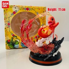 FBHTX Sıcak Pokemon Anime Figürü Bikachu Charizard Squirtle Bulbasaur Vulpix Sahneleri Sürüm Heykelcik Oyuncaklar Pvc Modeli Koleksiyonu Bebekler (Yurt Dışından)