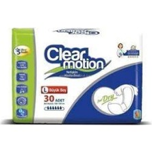Clear Motıon Yetişkin Hasta Bezi 30'lu Büyük Boy (Large)