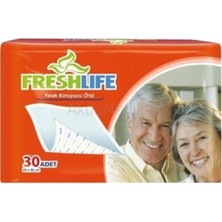 Freshlife Medmedıkal Freshlife Hasta Altı Bezi Yatak Koruyucu 60CM x 90CM Ebat 30 Adet