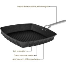 Emsan Diagon 28 cm Grill Tava