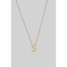 Hg.Aksesuar Kadın Çelik Harf Kolye