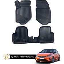 HLP Opel Corsa F Stary 3D Havuzlu Tam Uyumlu Oto Paspas