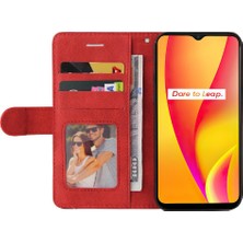 SZY Market Kart Yuvası Standı Iki Renkli Realme C15 Kickstand Koruyucu Kılıf (Yurt Dışından)