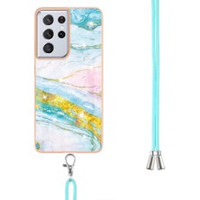 SZY Market Samsung Galaxy S21 Ultra 5g Tampon Anti-Çizik Yumuşak Crossbody (Yurt Dışından)