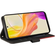 SZY Market Kart Yuvası Standı Iki Renkli Dikiş Kickstand Pu ile Vıvo Y36 Için Kılıf (Yurt Dışından)