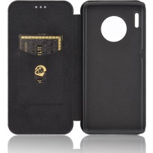 SZY Market Kart Tutucu Kickstand Tam Koruma Fiber ile Huawei Mate 30 Için Kılıf (Yurt Dışından)