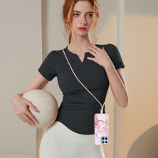 SZY Market Onur X8 5g Tampon Crossbody Kordon Askısı Mermer Anti-Scratch Için Kılıf (Yurt Dışından)