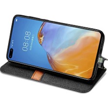 SZY Market Huawei P40 Pro Moda Tasarım Kılıf Cüzdan Fonksiyonu Için Kılıf Çevirin (Yurt Dışından)