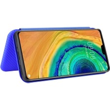 SZY Market Kart Tutucu Kickstand Tam Koruma Fiber ile Huawei Mate 30 Için Kılıf (Yurt Dışından)