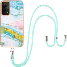 SZY Market Oppo A93 5G/A93S 5g Mermer Anti-Scratch Yumuşak Tampon Crossbody Için Kılıf (Yurt Dışından)