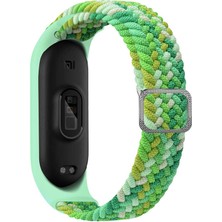 Bulut E-Ticaret Xiaomi Mi Band 3 Uyumlu Krd-49 Örgü Kordon Blt Siyah-Beyaz