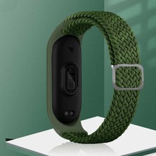 Bulut E-Ticaret Xiaomi Mi Band 3 Uyumlu Krd-49 Örgü Kordon Blt Siyah-Beyaz