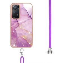 SZY Market Xiaomi Redmi Için Not 11 4g Mermer Crossbody Kordon Askısı Tampon (Yurt Dışından)