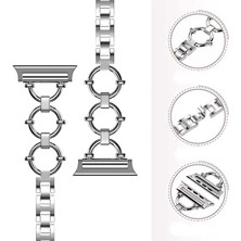 Bulut E-Ticaret ​​​watch 38MM Uyumlu Krd-56 Metal Kordon Blt Siyah