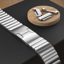Appfube Xiaomi Amazfit Pace Uyumlu Krd-35 22MM Metal Kordon App Gümüş