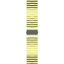 Appfube Gear S3 Uyumlu Krd-27 22MM Kordon App Sarı