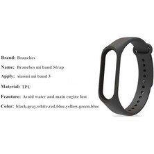 Appfube Xiaomi Mi Band 4 Uyumlu Kordon App Siyah