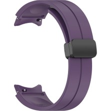 Appfube Galaxy Watch 4 44MM Uyumlu Krd-84 Uyumlu Kordon App Mor