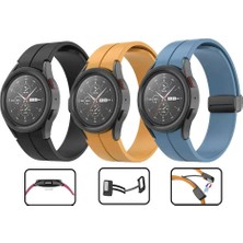 Appfube Galaxy Watch 4 44MM Uyumlu Krd-84 Uyumlu Kordon App Mor
