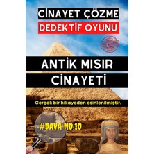 Antik Mısır Davası -Dedektif Oyunu - Cinayet Çözme ve Katili Bulma Oyunu - Dedektiflik Kutu Oyunu