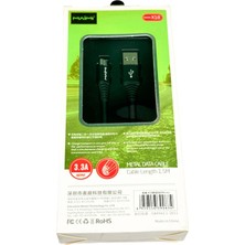 1.5 Metre - Siyah - 3.3A Şarj Kablosu -  Mıcro USB Samsung Şarj Kablosu - Hasara Karşı Dayanıklı