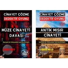 10'lu Paket Cinayet Çözme - Ekonomik Paket Dedektif Oyunu - Çözülmeyen Davalar - Katil Kim Oyunu