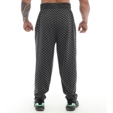 BGSM Loose Fit Eşofman Altı Damalı Spor Pantolon Bgsm PNT1371