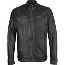 Tamer Tanca Erkek Hakiki Deri Siyah Jumbo Deri Mont 974 Tt-01 Erk Derımont Y23 Sıyah Jumbo