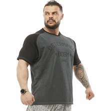 BGSM Reglan Kol Yıkamalı Spor T-Shirt Bgsm 3352