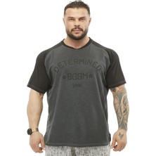 BGSM Reglan Kol Yıkamalı Spor T-Shirt Bgsm 3352