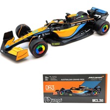 Fsfyb 1:43 2022 F1 Mclaren MCL36 #3 Daniel Ricciardo #4 Lando Norris Alaşım Lüks Araç Pres Döküm Arabalar Model Oyuncak (2022 MCL36 #3 Ciltli) (Yurt Dışından)