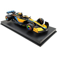 Fsfyb 1:43 2022 F1 Mclaren MCL36 #3 Daniel Ricciardo #4 Lando Norris Alaşım Lüks Araç Pres Döküm Arabalar Model Oyuncak (2022 MCL36 #3 Ciltli) (Yurt Dışından)