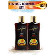 Eda Taşpınar Yoğun Bronzlaştırıcı Yağ SPF 0 (2 X 200 ml)