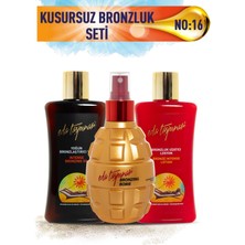 Kusursuz Brıonzluk Seti No:16 - Bronzing Bomb & Yoğun Bronzlaştırıcı SPF 0 & Bronzluk Koruyucu Losyon