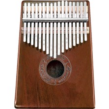 Midex KLX-553 Kalimba 1. Sınıf Maun Ağacı Mineral Çelik Paslanmaz 17 Tuş Tam Set